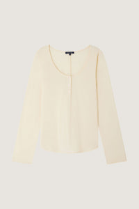 ECRU TSHIRT MANCHES LONGUES AURELIA