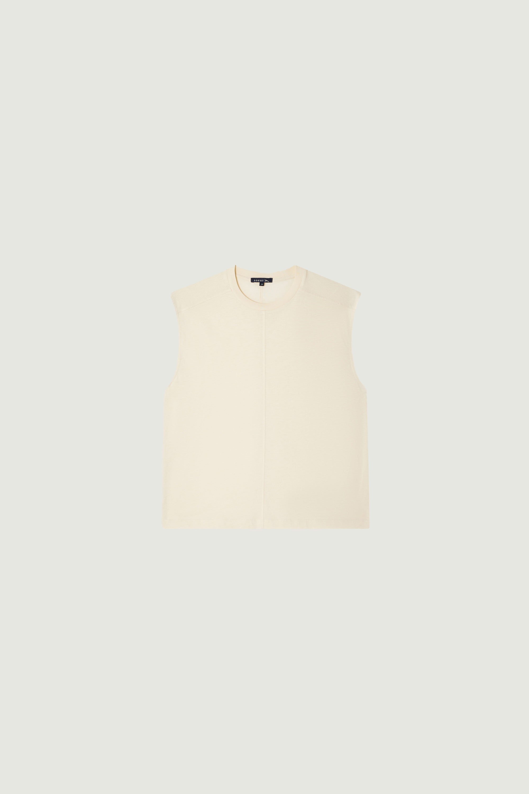 ECRU TSHIRT MANCHES COURTES APOLLINE