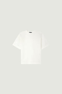 BLANC TSHIRT MANCHES COURTES AMA