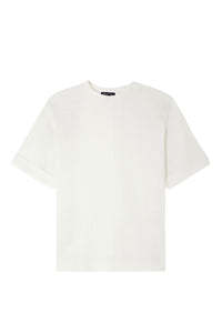 Ama short-sleeved cotton T-shirt - White