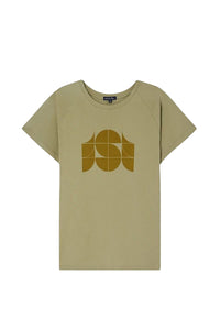 Val short-sleeved cotton T-shirt - Clay