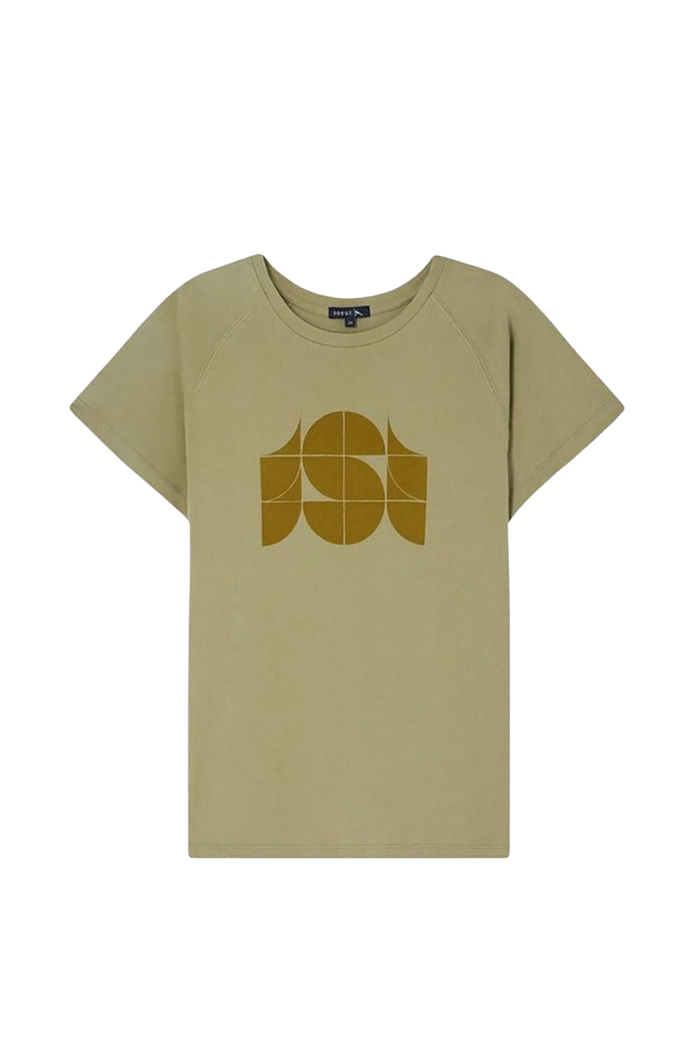 Val short-sleeved cotton T-shirt - Clay