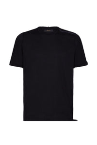 T-shirt à broderie et logo - Black