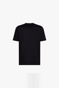 T-shirt à broderie et logo - Black