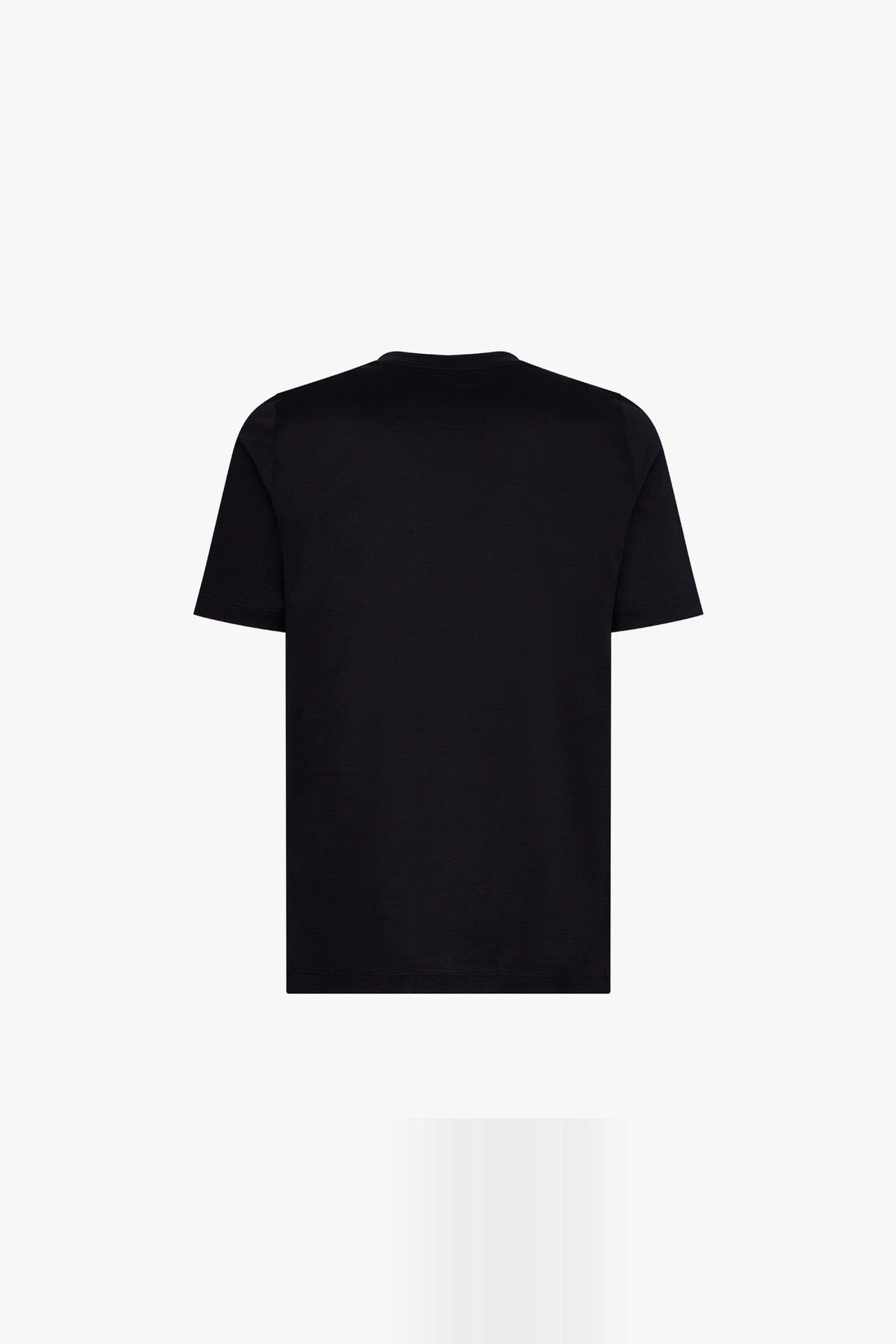 T-shirt à broderie et logo - Black
