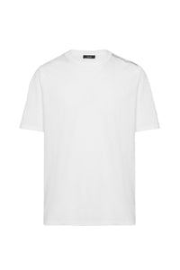 T-shirt with embroidery and logo - White