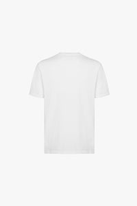 T-shirt with embroidery and logo - White