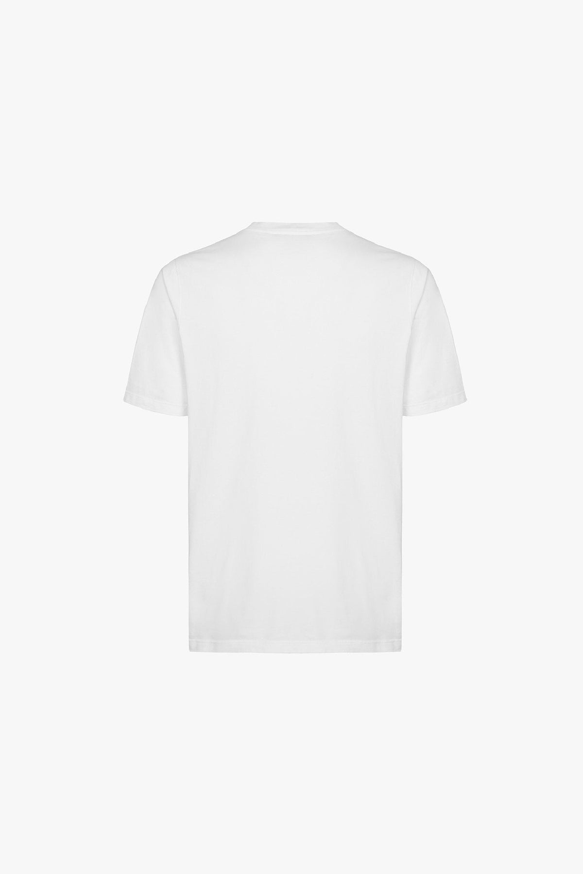 T-shirt with embroidery and logo - White