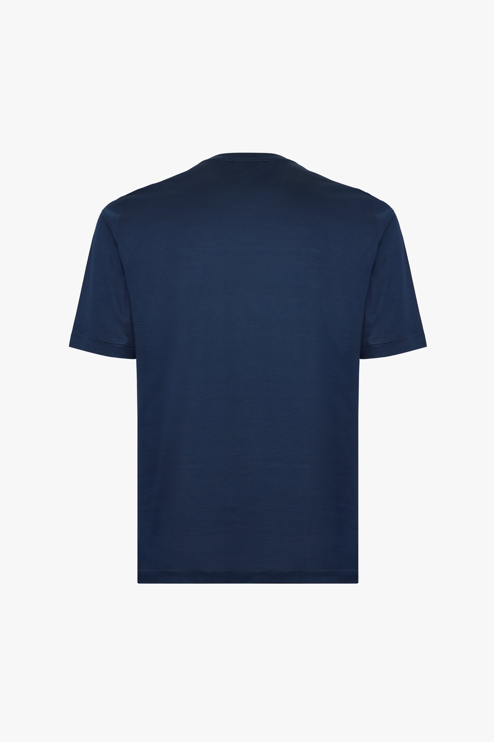 T-shirt à broderie texturé en cuir exotique - Bleu
