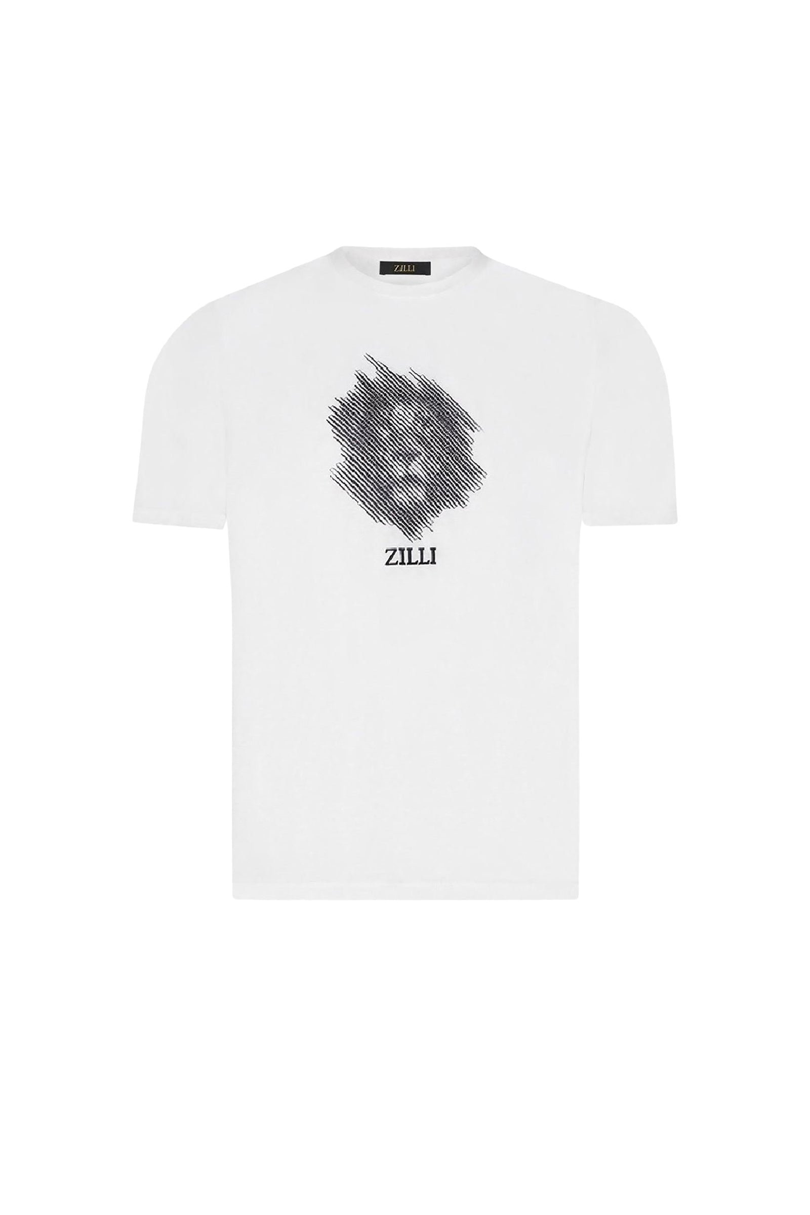 Embroidered graphic T-shirt - White