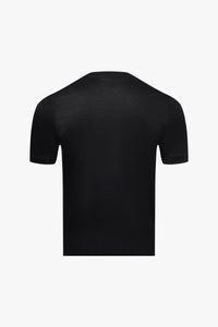 T-shirt à logo texturé - Noir