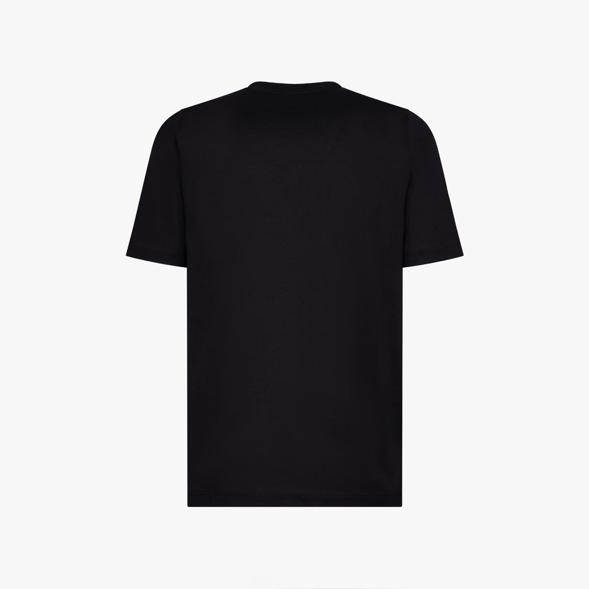 T-shirt à logo brodé avec motif - Black