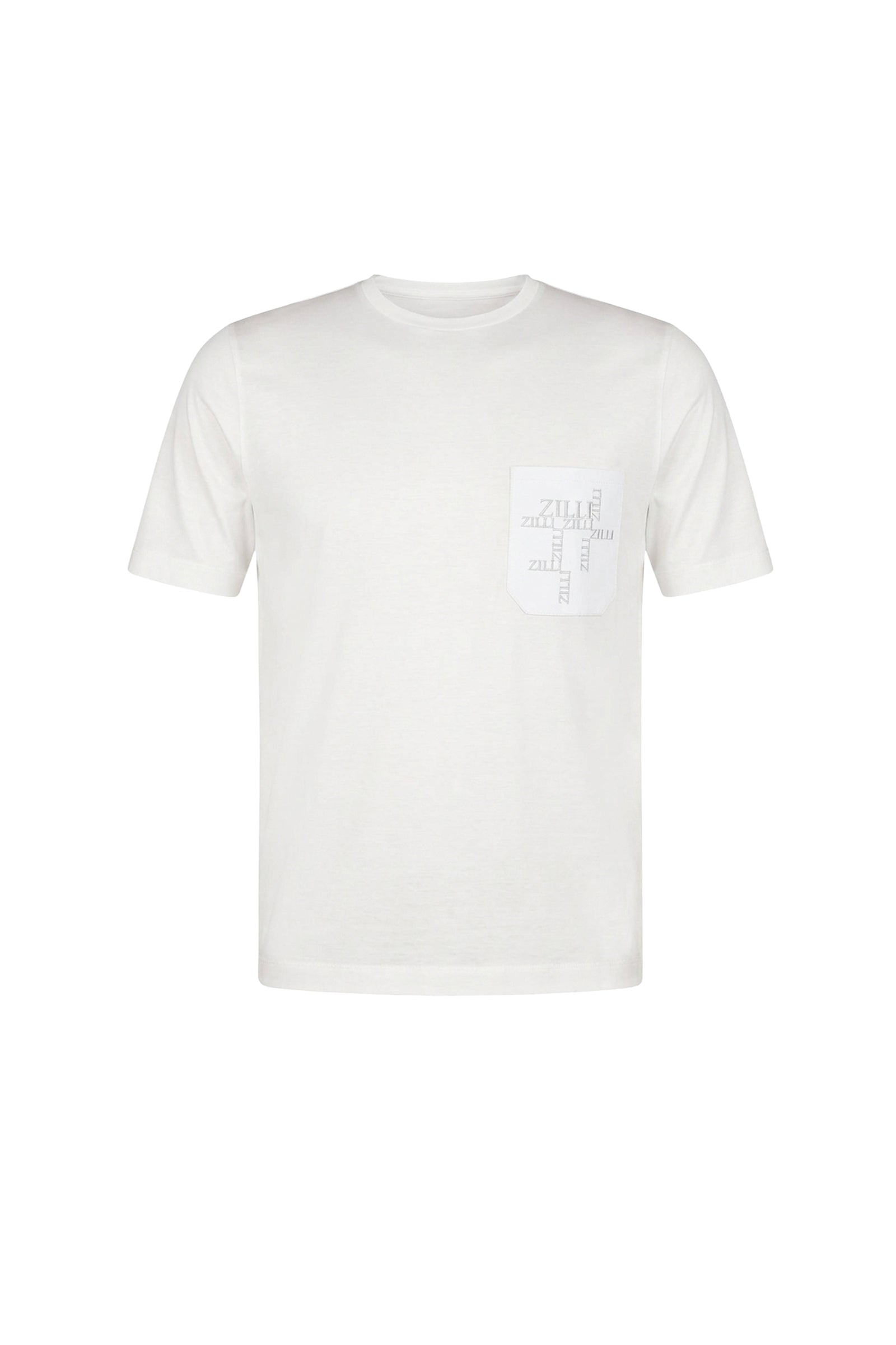 T-shirt à poche avec motif - Blanc