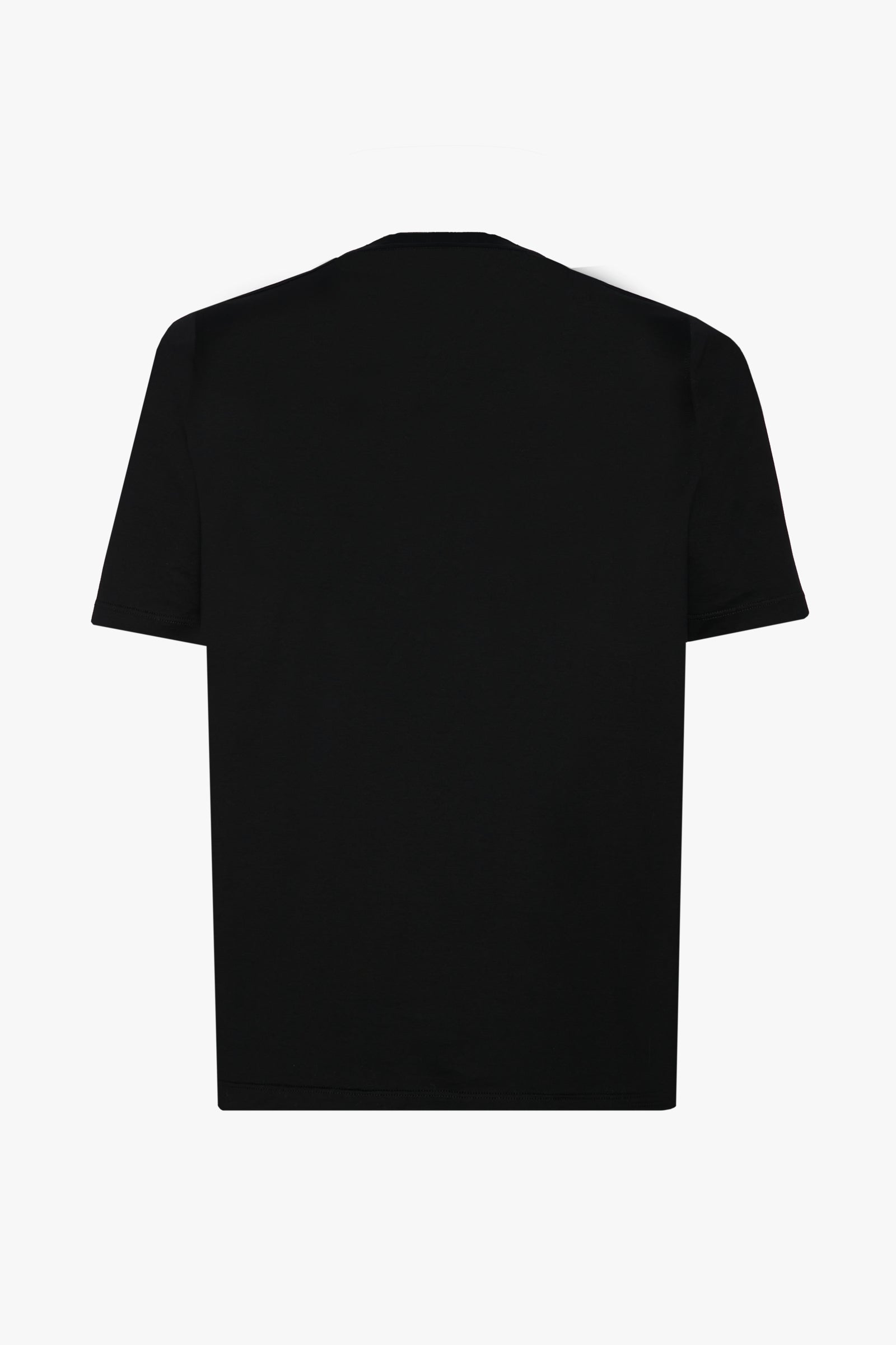 T-shirt à manches courtes avec motif brodé - Noir