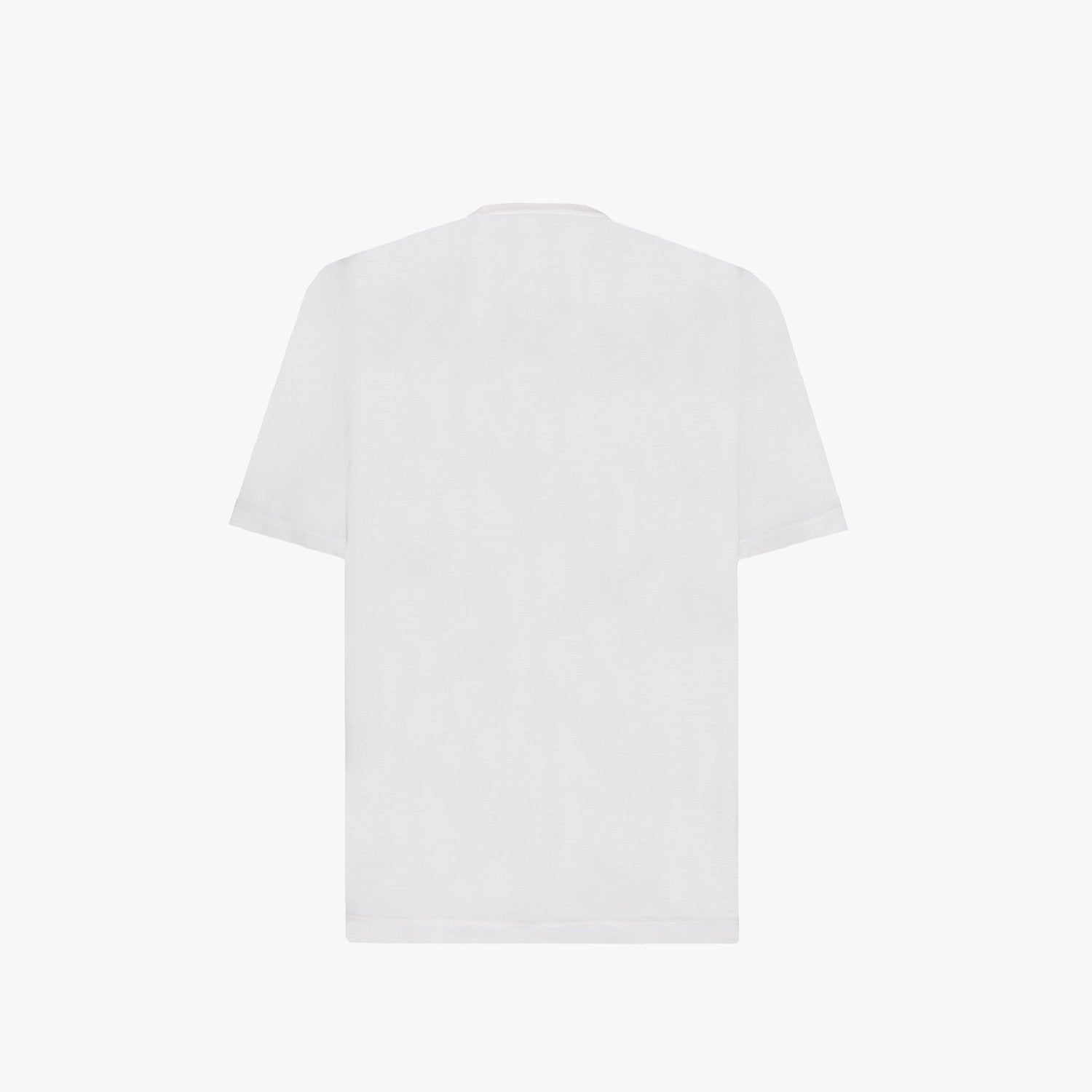 T-shirt à motif graphique brodé - Blanc