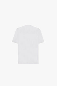 T-shirt à motif graphique brodé - Blanc