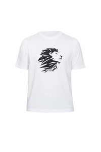 T-shirt à motif brodé - Blanc & Noir
