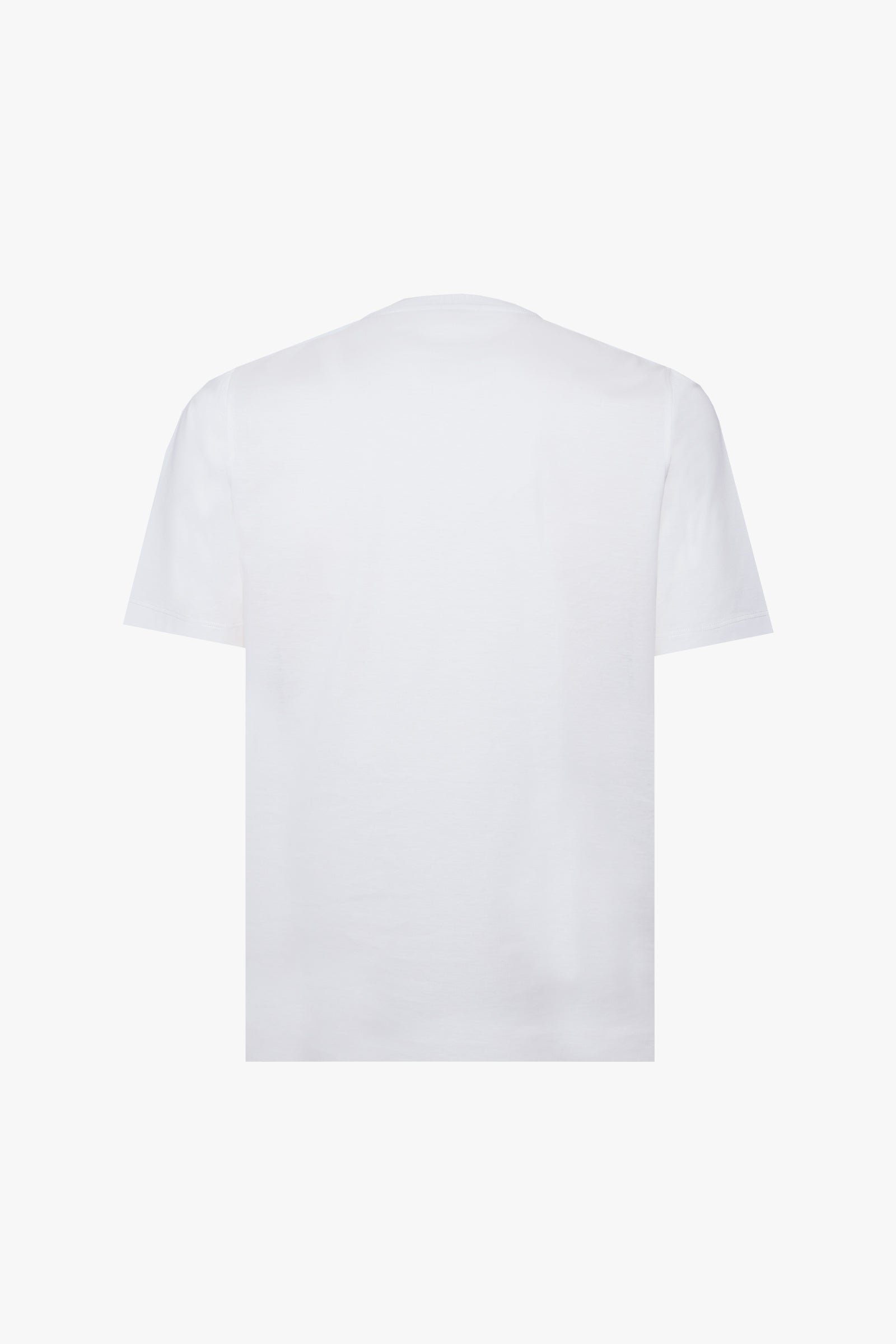 T-shirt à motif géométrique texturé - Blanc & Noir