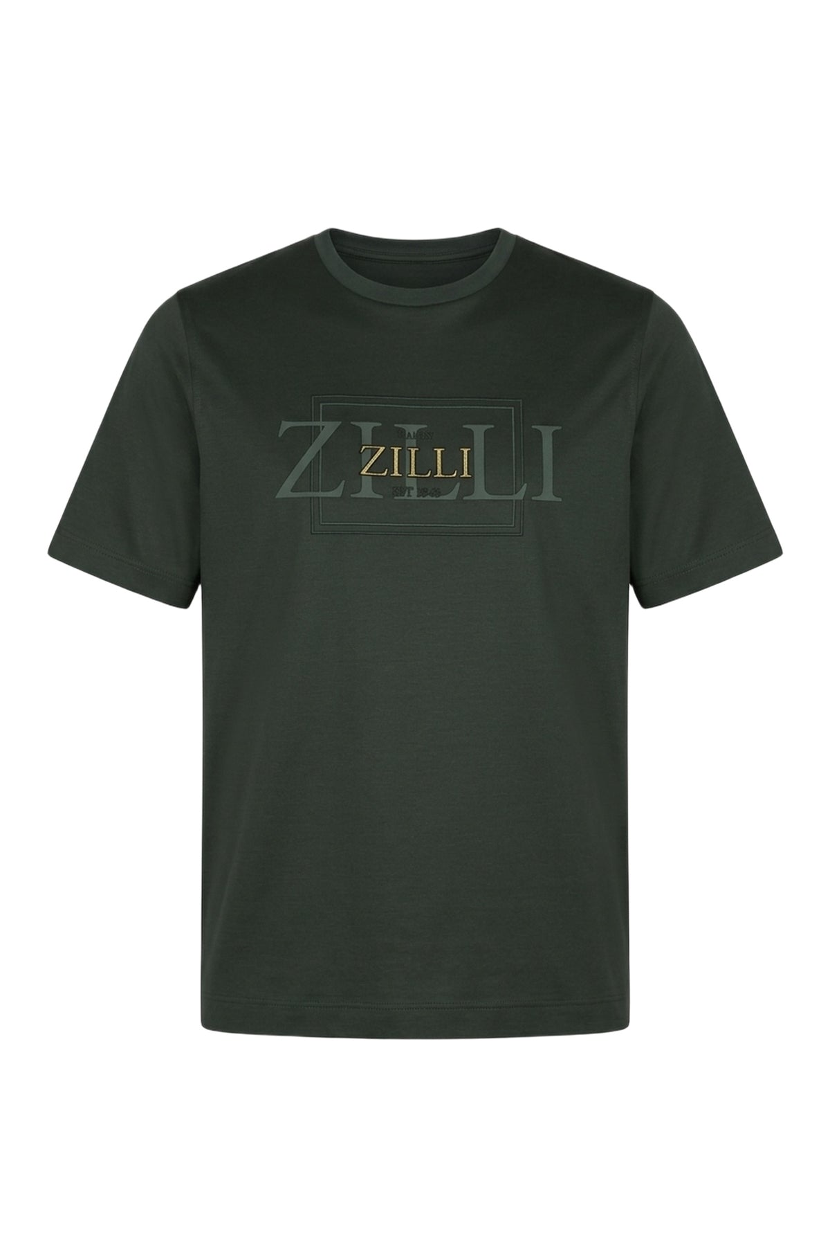 T-shirt à col rond et manches courtes - Deep Military