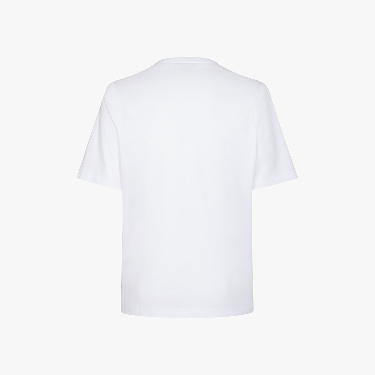 T-shirt à col rond et manches courtes - White