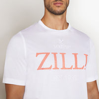 T-shirt à col rond et manches courtes - White