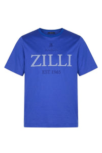 T-shirt à col rond et manches courtes - Electric Blue