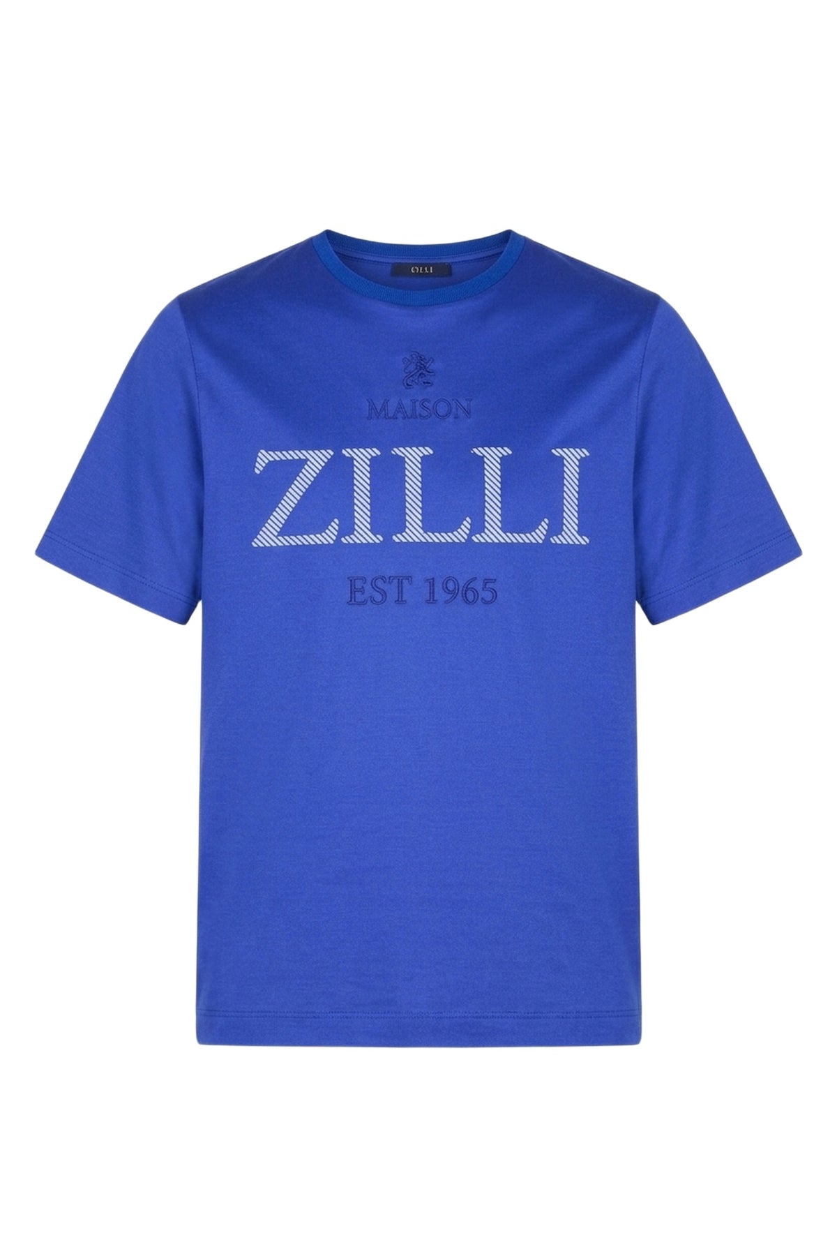 T-shirt à col rond et manches courtes - Electric Blue