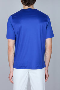 T-shirt à col rond et manches courtes - Electric Blue