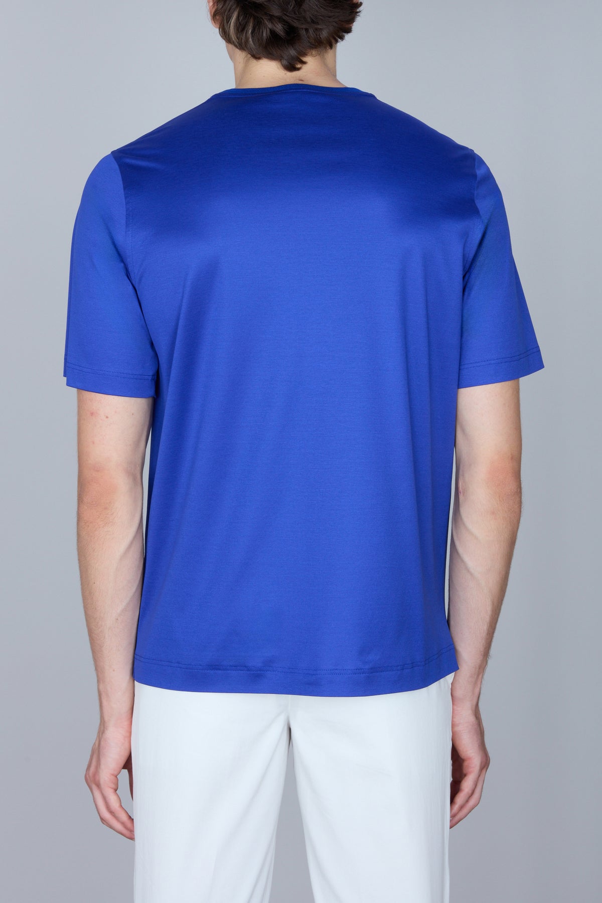 T-shirt à col rond et manches courtes - Electric Blue