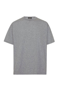 T-shirt with large landscape print - Grey