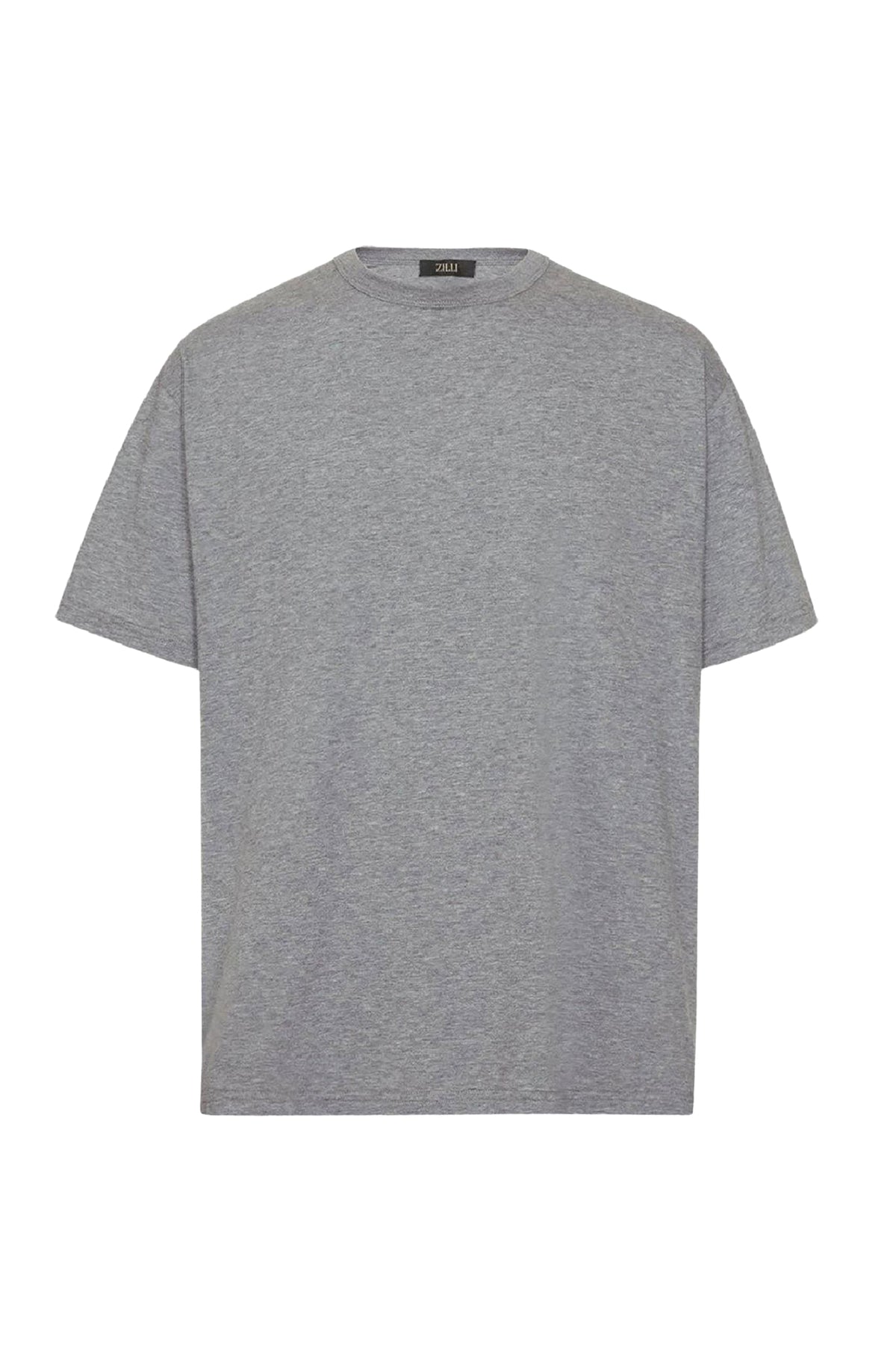 T-shirt with large landscape print - Grey