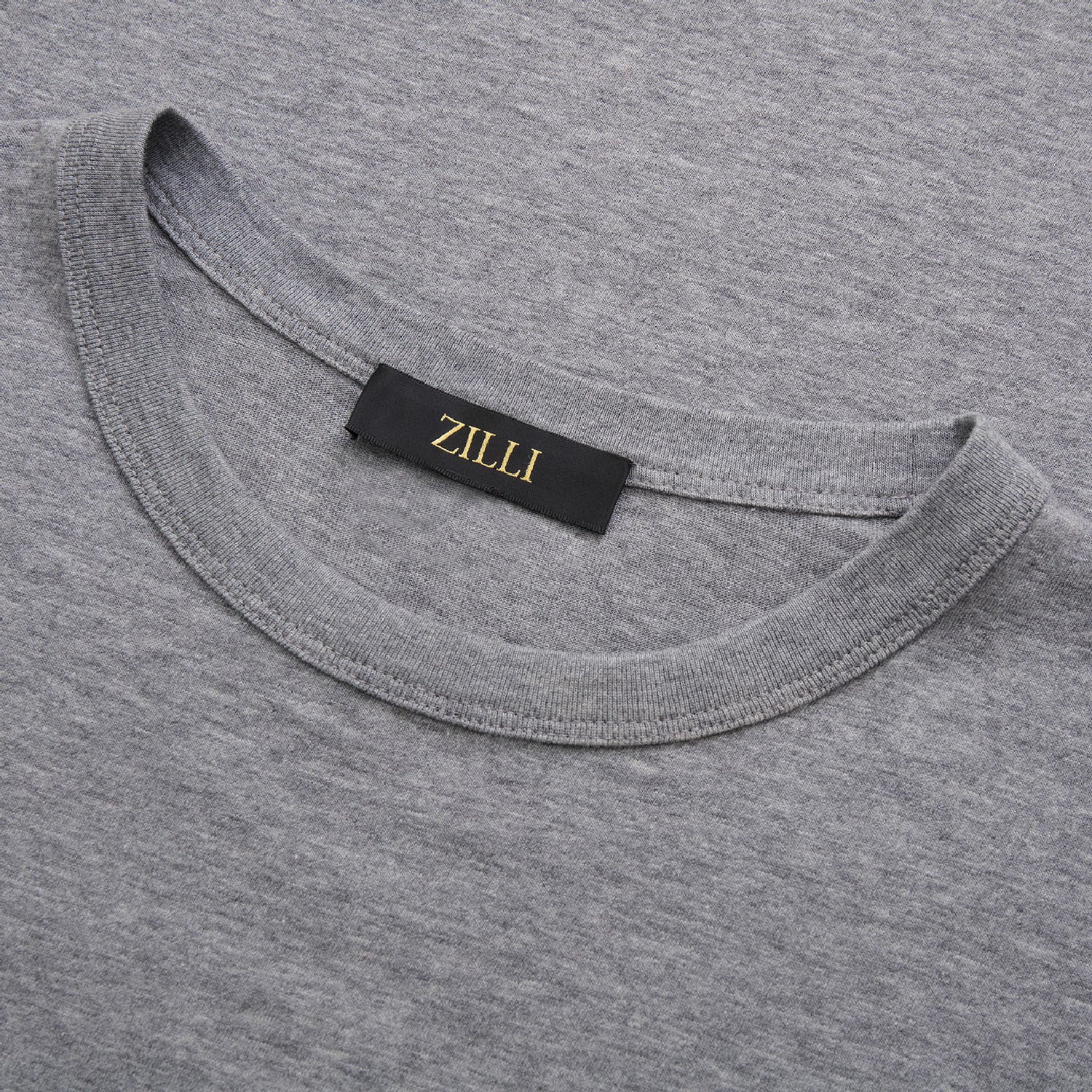 T-shirt à grand imprimé paysage - Gris