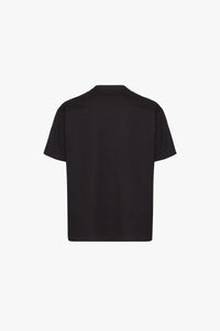 T-shirt with printed patches - Black