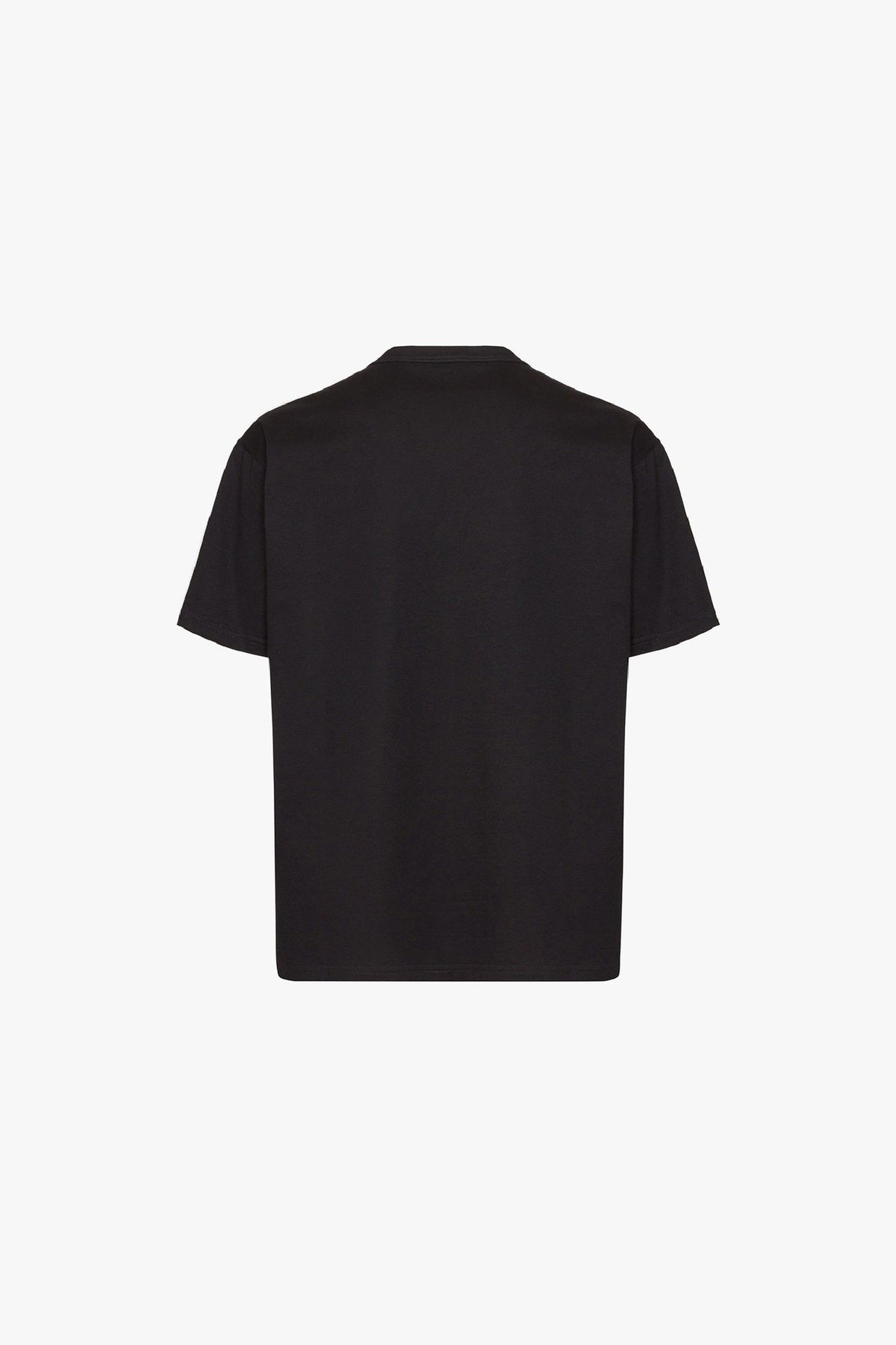 T-shirt with printed patches - Black