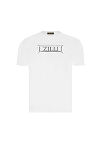 Embroidered logo T-shirt - White