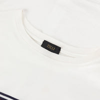 T-shirt à motif rayures graphiques - Blanc