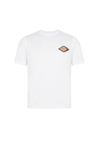 T-shirt à motif géométrique brodé - Blanc