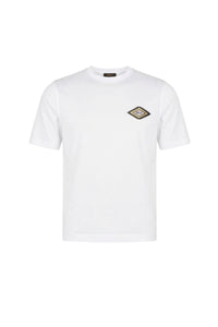 T-shirt à écusson brodé - Blanc