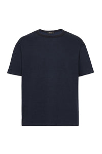 T-shirt à col rond - Bleu