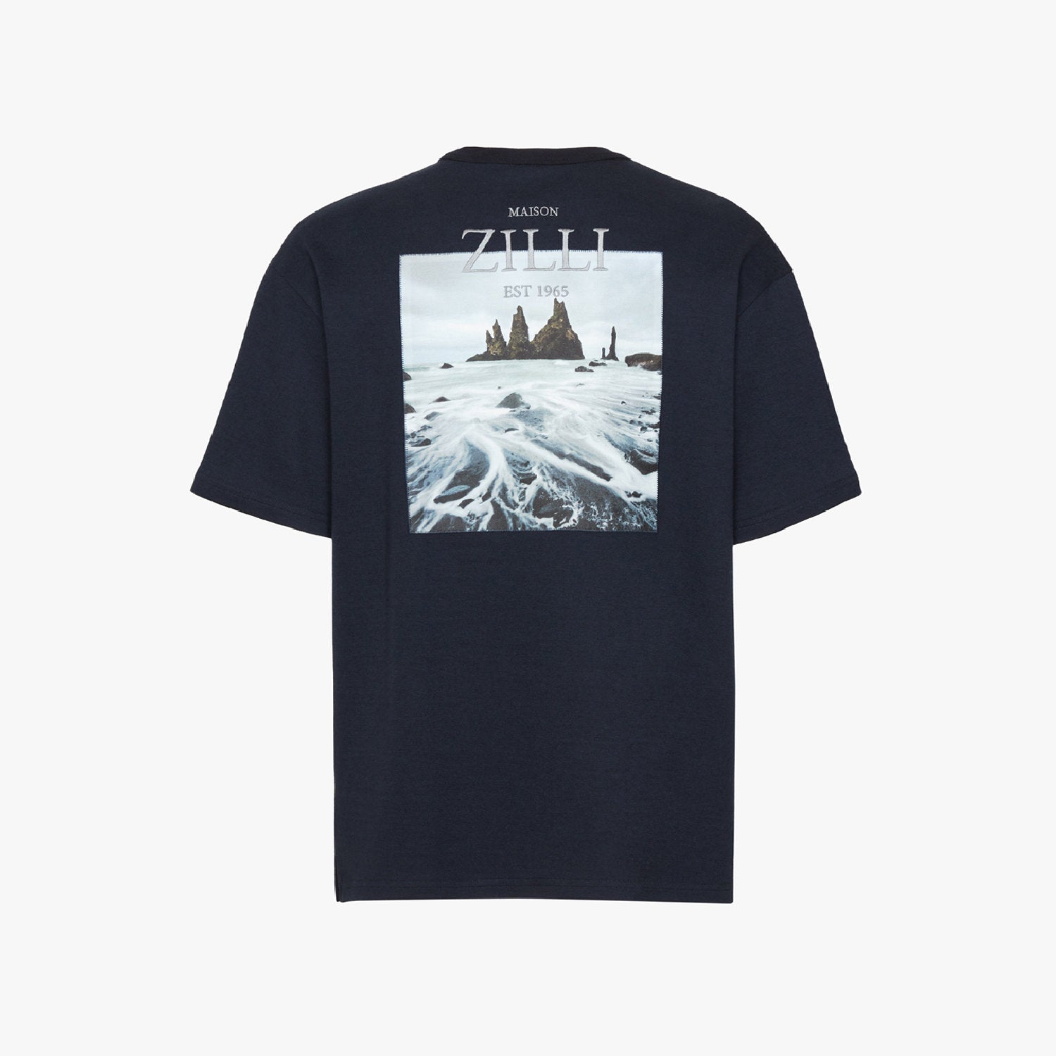 T-shirt à imprimée - Bleu