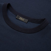 T-shirt à imprimée - Bleu