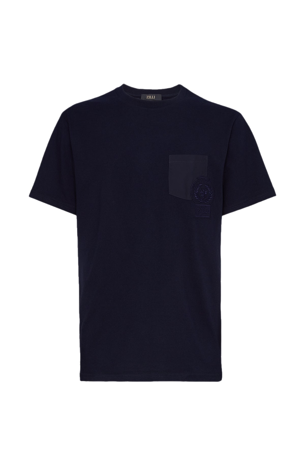 T-shirt à col rond et manches courtes - Dark Navy