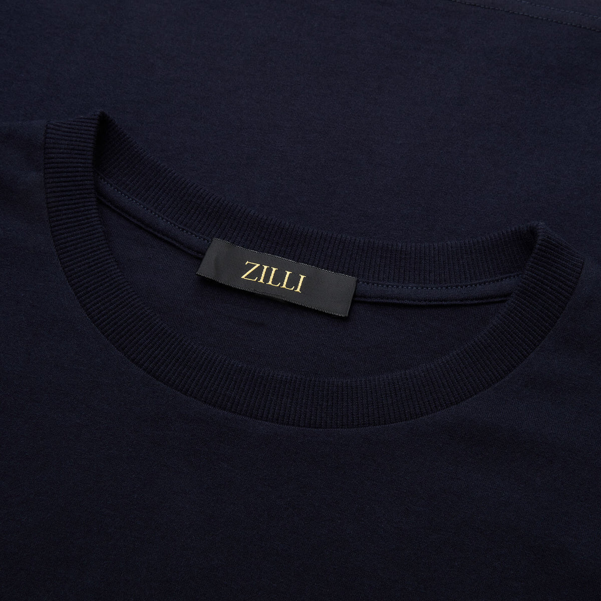 T-shirt à col rond et manches courtes - Dark Navy
