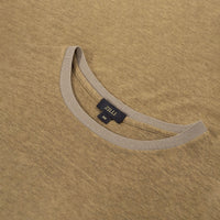 T-shirt chiné en lin - Marron