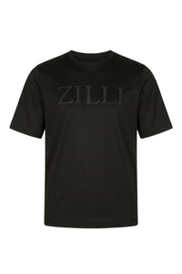 T-shirt à col rond et manches courtes - Black