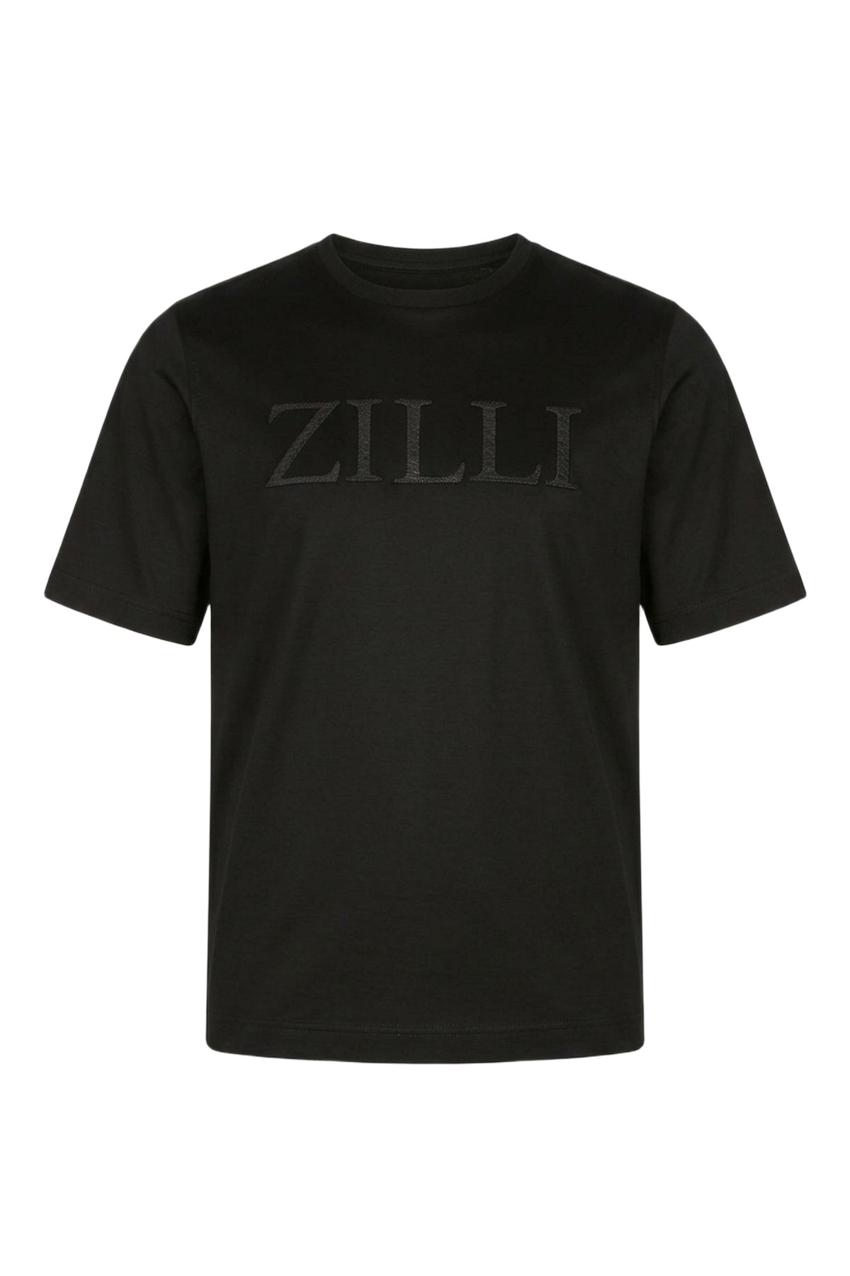 T-shirt à col rond et manches courtes - Black