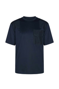 T-shirt à col rond et manches courtes - Blue Navy
