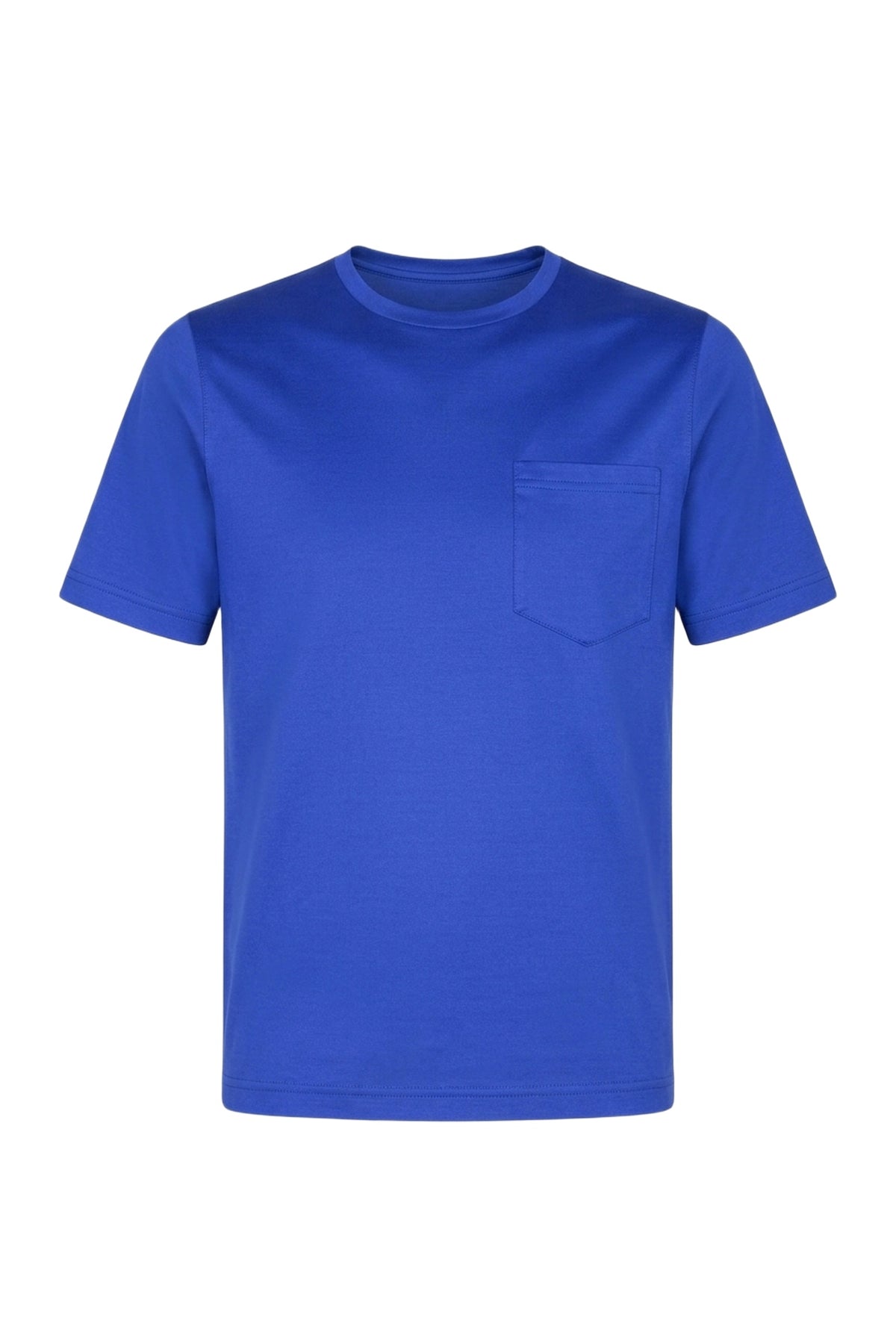T-shirt à col rond et manches courtes - Electric Blue