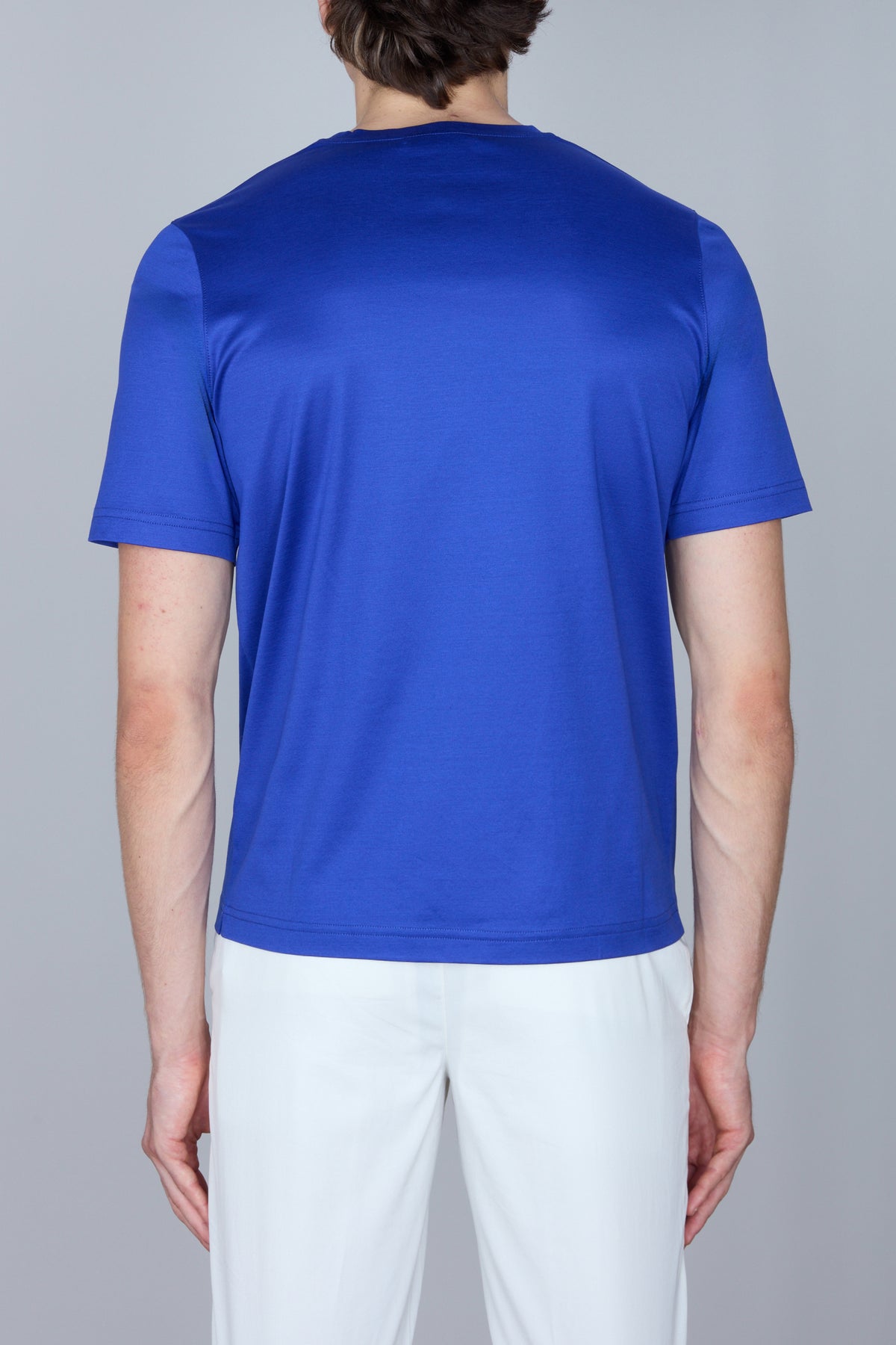 T-shirt à col rond et manches courtes - Electric Blue