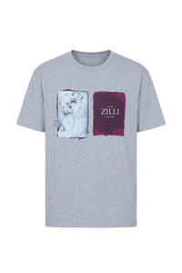 T-shirt à col rond et manches courtes - Soft Grey